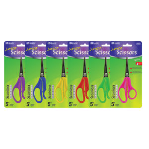Pointed Tip Scissors 5 inch Assorted Colors
