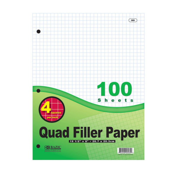 Graph Paper Filler 100ct.