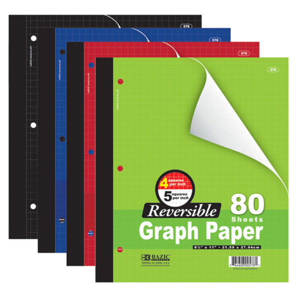 Reversable Graph Paper 80ct.